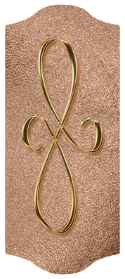 DARAY-C-601-BZ-SH-BZ Bronze Scroll Shimmer Bronze